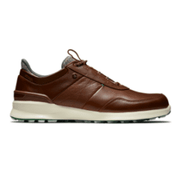 Footjoy has Stratos Previous Season Golf Shoes (Various Colors) for $99.95. Shipping is free with promo code FJFREE. Thanks to Community Member keurix for finding this deal. Available Colors: Cognac Navy Black White Grey Features: NappaLuxe Waterproof Leather VersaTrax+ Outsole StratoFoam Anti-Channeling Traction Lane Last