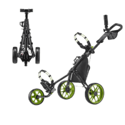 Amazon [amazon.com] has 3-Wheel Caddytek CaddyLite V3 Foldable Golf Push Cart (Black/Lime) for $67.86. Shipping is Free.