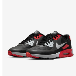 Nike [nike.com] has for Nike Members (free to join [nike.com]): Nike Men's Air Max 90 Golf Sneakers (Grey/Black/Infrared) on sale for $88.97 - 20% off w/ code READY = $71.18. Shipping is free.