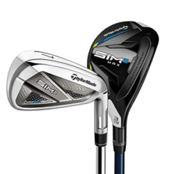 Amazon has 8-Piece TaylorMade SiM2 Max Combo Set (6-PW, AW, Rescue 4 and 5) on sale for $658.25. Shipping is free. Thanks to Staff Member gaamn114 for finding this deal. Details: Includes 8x irons: 4 hybrid, 5 hybrid, 6 through 9 iron, Pitching wedge, Approach wedge Graphite shaft Regular flex Right handed