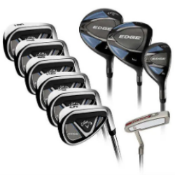 Costco Wholesale has for its Members: select Callaway Edge Golf Club Sets for the prices listed below. Shipping is free. Thanks to Deal Editor powerfuldoppler for finding this deal. Note, must login to your Costco account w/ an active membership to purchase. Available: Callaway Edge 10-piece Golf Club Set (Right Handed, Regular Flex) $549.99 Callaway Edge 10-piece Golf Club Set (Left Handed, Regular Flex) $549.99 Callaway Edge 10-piece Golf Club Set (Right Handed, Stiff Flex) $549.99 Callaway Edge 10-piece Women's Golf Club Set (Right Handed, Graphite) $579.99